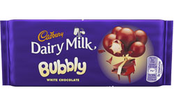 Bubbly White Chocolate centre