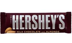 Hersheys Milk Chocolate with Almonds Bar