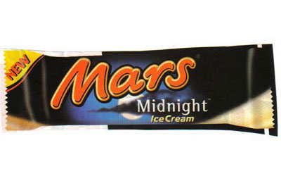 Mars Midnight Ice Cream bars