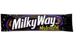 Midnight Milky Way Candy Bars