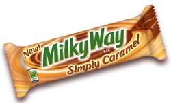 Simply Caramel Milky Way Candy Bars