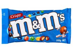 M&M Chocolate Brands List