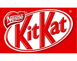 kitkat chocolate official logo of the company