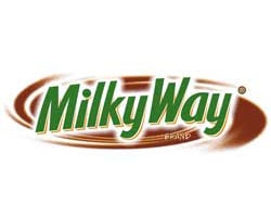 milky way chocolate official logo of the company