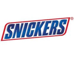 snickers chocolate official logo of the company
