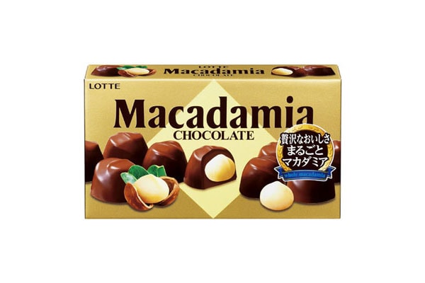 lotte macadamia chocolate brand