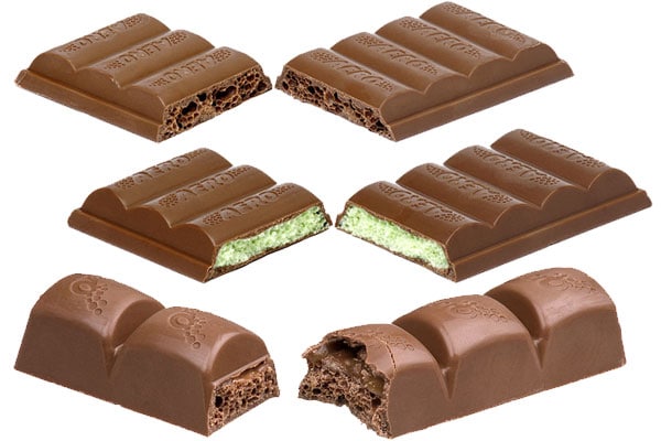 Aero chocolate bars list