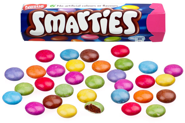 smarties chocolate brands list