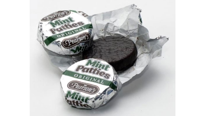 mint patties chocolate type pearson