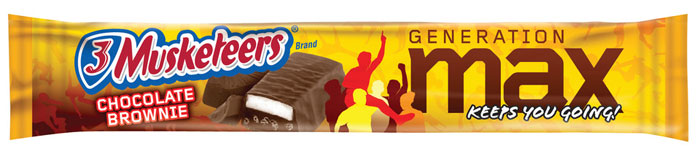 3 Musketeers Generation Max Chocolate Brownie Bar