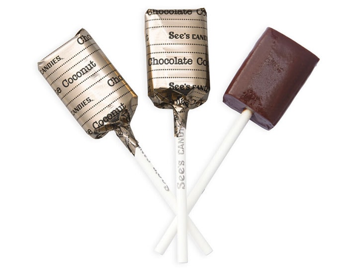 Chocolate Coconut Lollypops