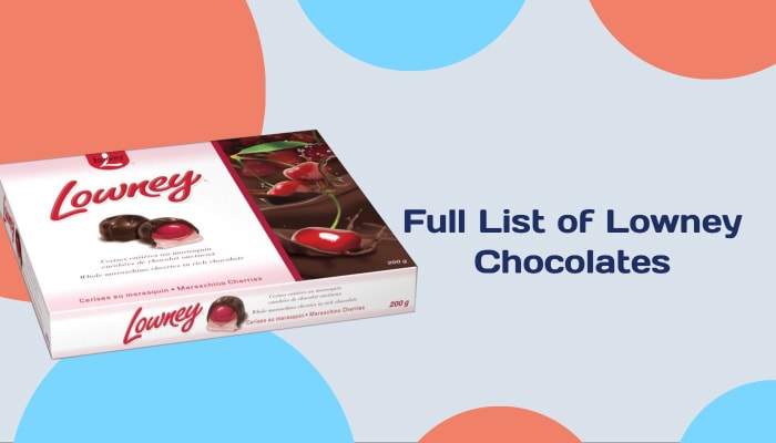 Full List of Lowney Chocolates