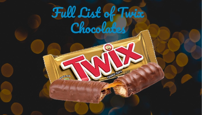 Full List of Twix Chocolates