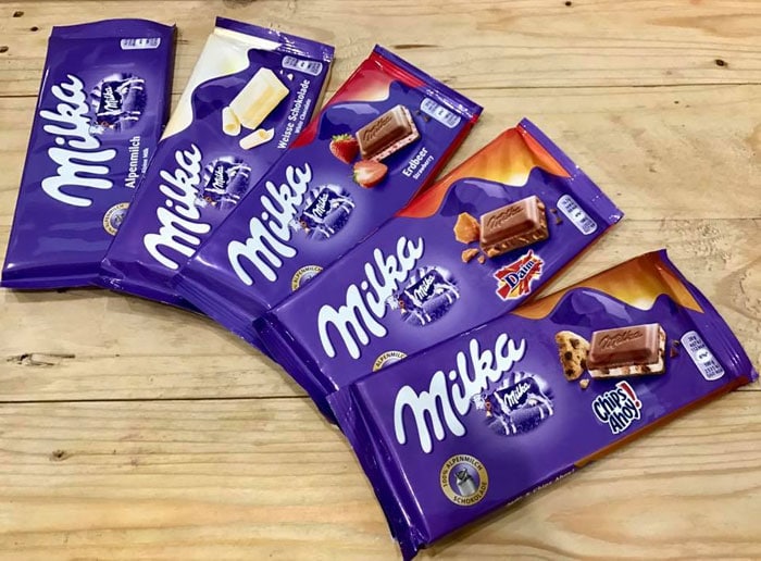 milka tablet variants