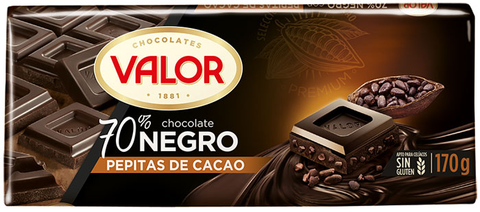70% Dark Chocolate with Cocoa Beans