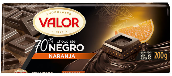 Dark Chocolate 70% with Orange
