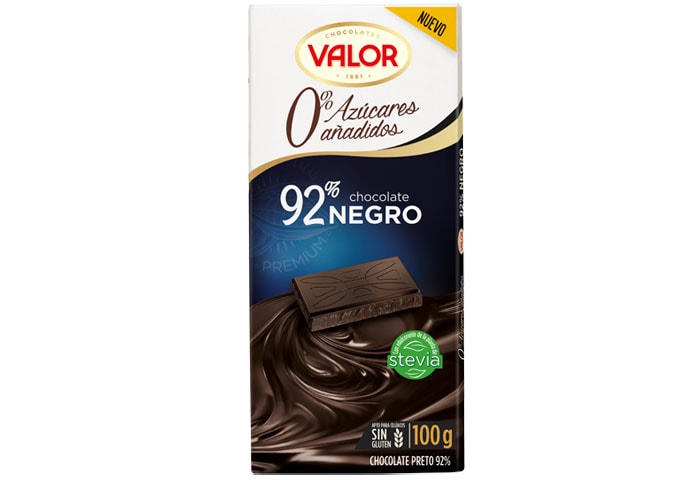 Dark Chocolate 92% 0% Sugar Added