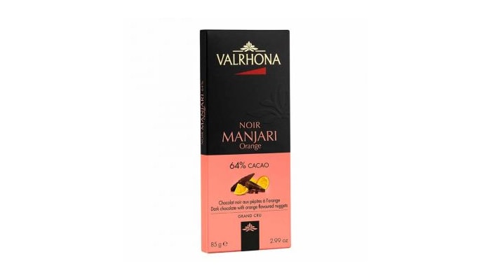 Valrhona MANJARI 64% WITH CANDIED ORANGE PEEL