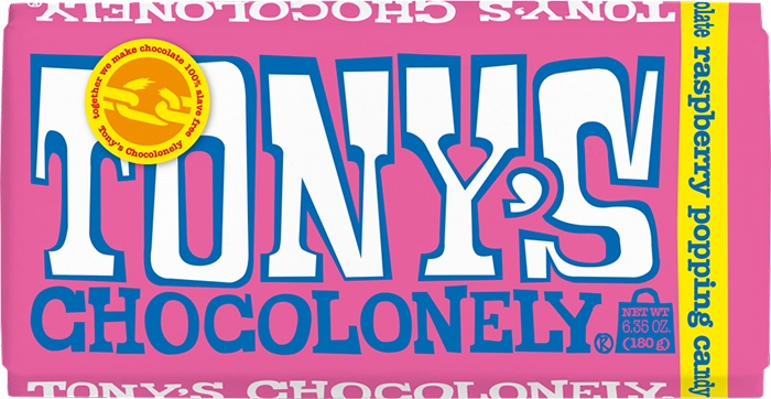 Tony’s Chocolonely White Raspberry Popping Candy