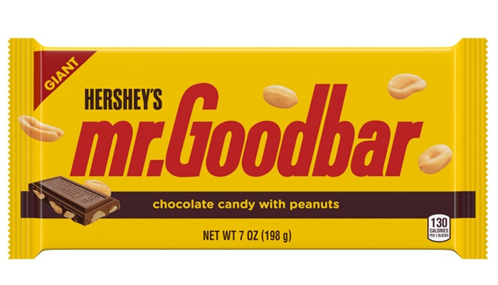 HERSHEY'S MR. GOODBAR Milk Chocolate with Peanuts Giant Candy Bar