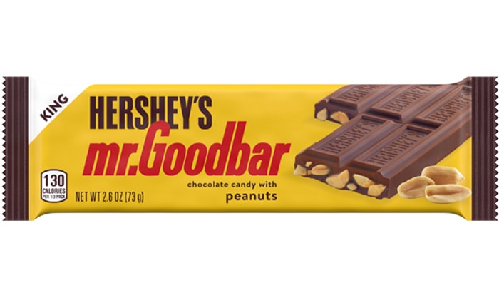 HERSHEY'S MR. GOODBAR Milk Chocolate w/ Peanuts King Size Candy Bar