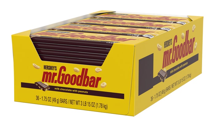 HERSHEY'S MR. GOODBAR Standard Bar [36-Pack (36 x 1.75 oz. bar)]