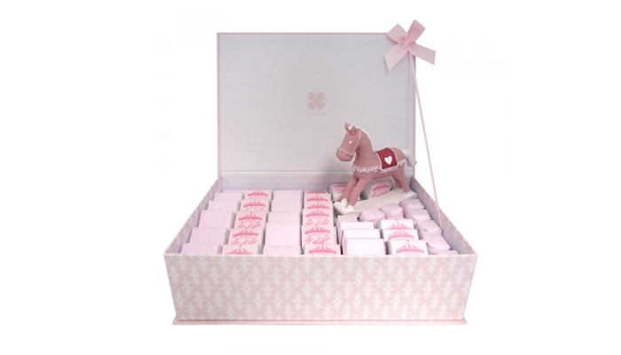 Patchi Baby Girl Rocking Horse Welcome Chocolate Gift Box