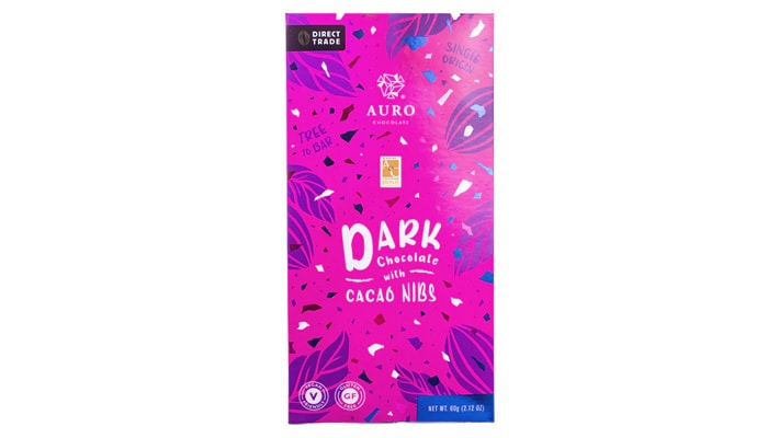 64% Dark Chocolate with Nibs