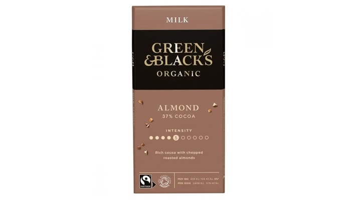 Green & Black's Milk Chocolate with Almonds